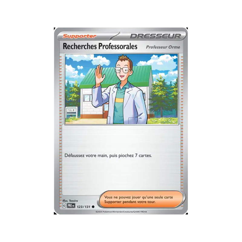 Recherches Professorales Professeur Orme 123/131