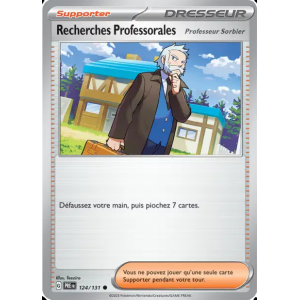 Recherches Professorales Professeur Sorbier 124/131