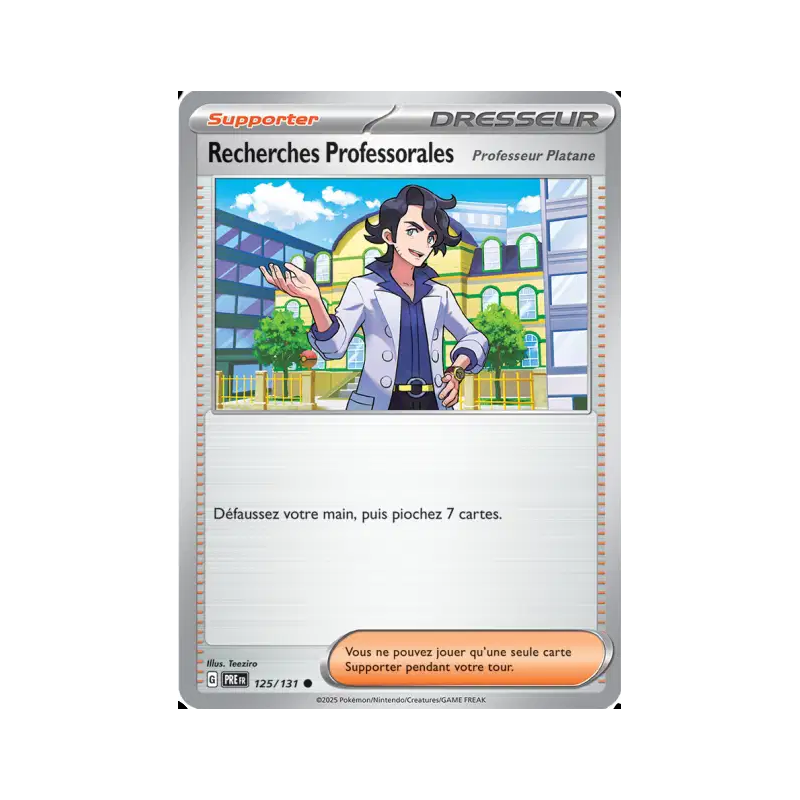 Recherches Professorales Professeur Platane 125/131