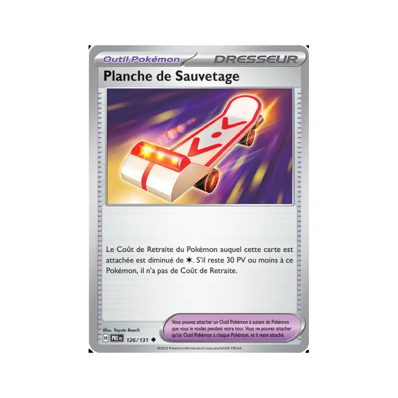 Planche de Sauvetage 126/131