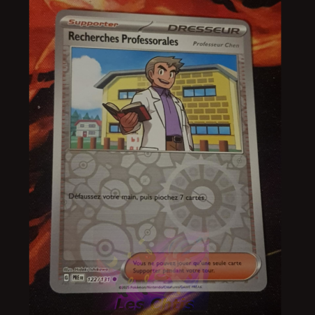 Recherches Professorales Professeur Chen 122/131