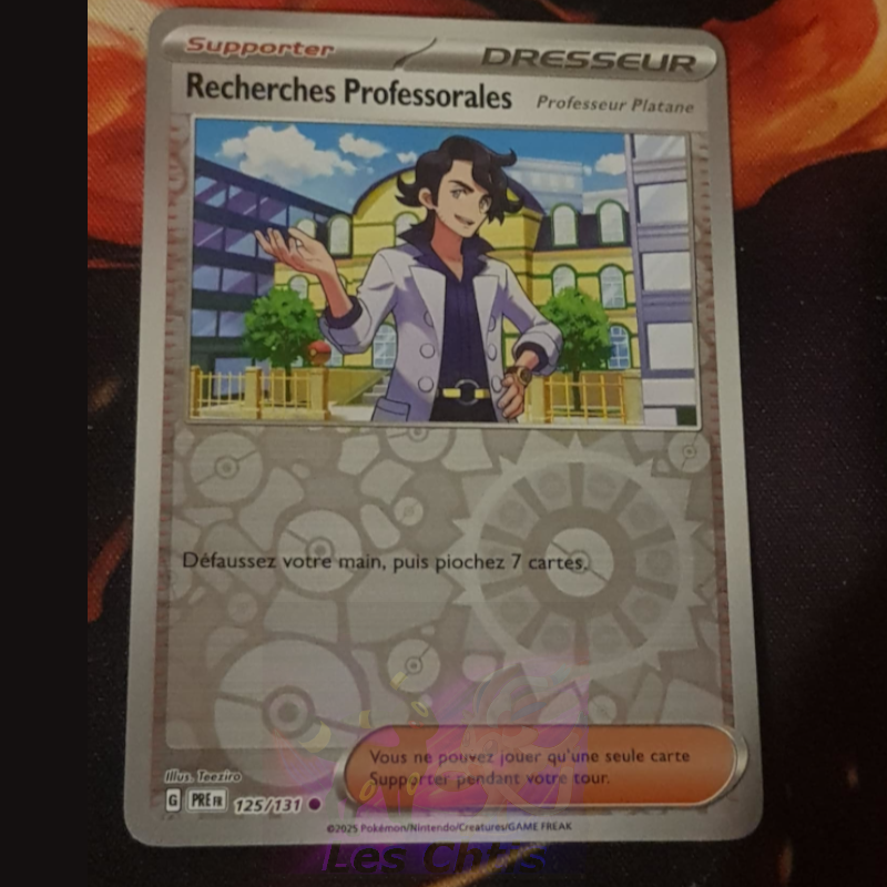 Recherches Professorales Professeur Platane 125/131