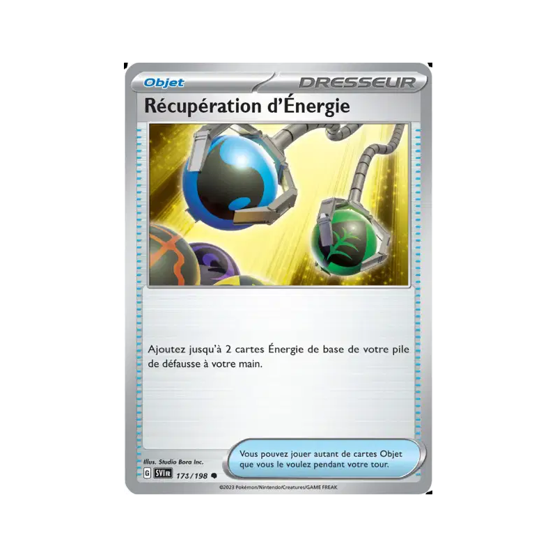 Récupération d'Énergie 171/198