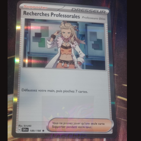 Recherches Professorales Professeure Olim 189/198