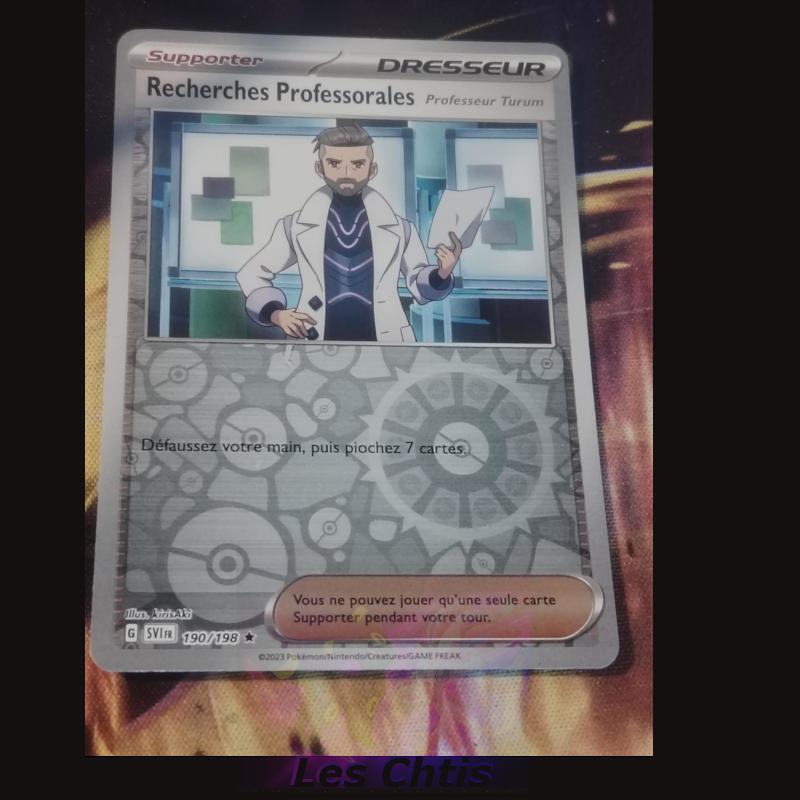 Recherches Professorales Professeur Turum 190/198