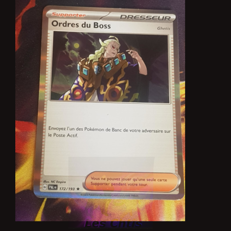 Ordres du Boss Ghetis 172/193