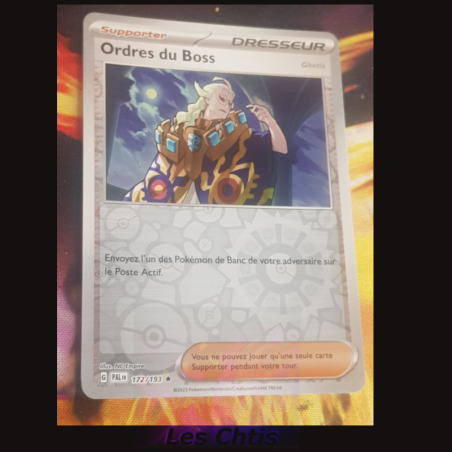 Ordres du Boss Ghetis 172/193