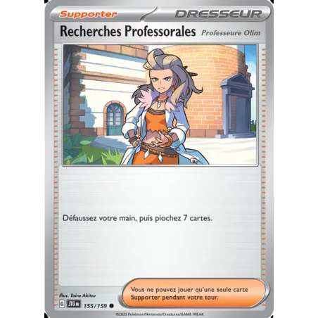 Recherches Professorales Professeur Olim 155/159