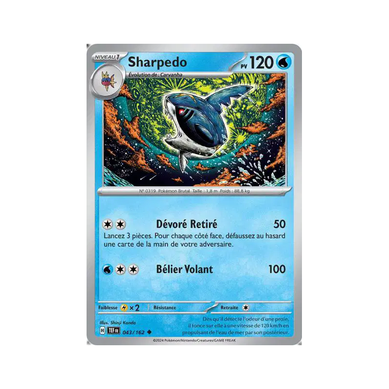 Sharpedo 43/162