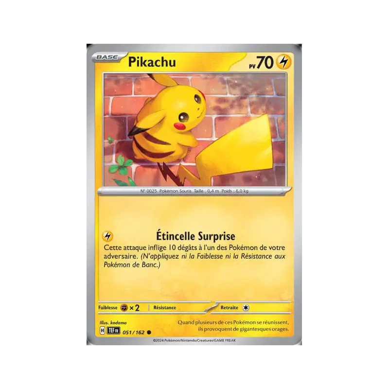 Pikachu 51/162