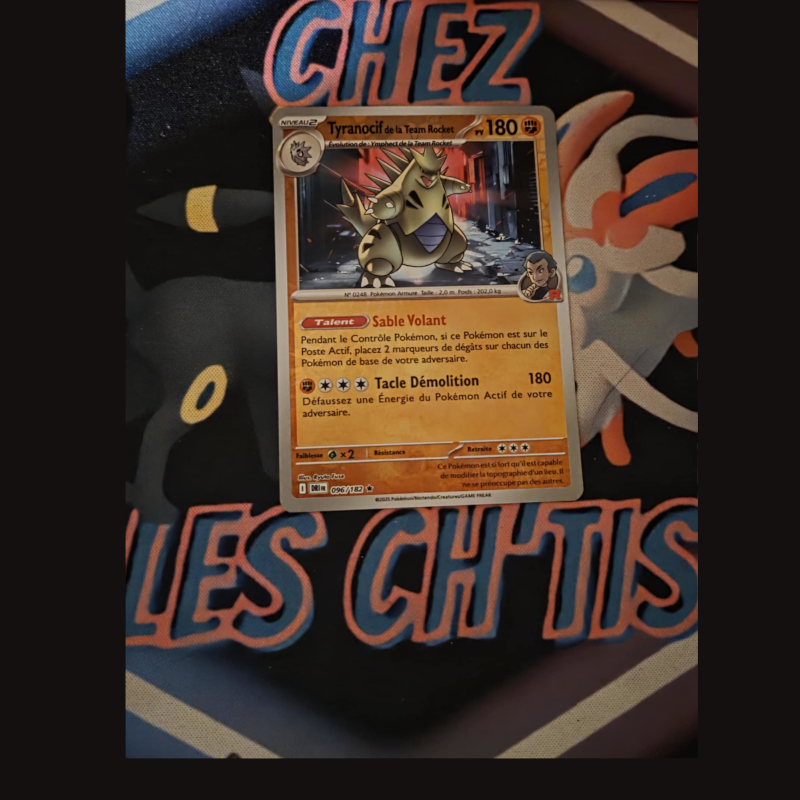 Tyranocif de la Team Rocket 96/182