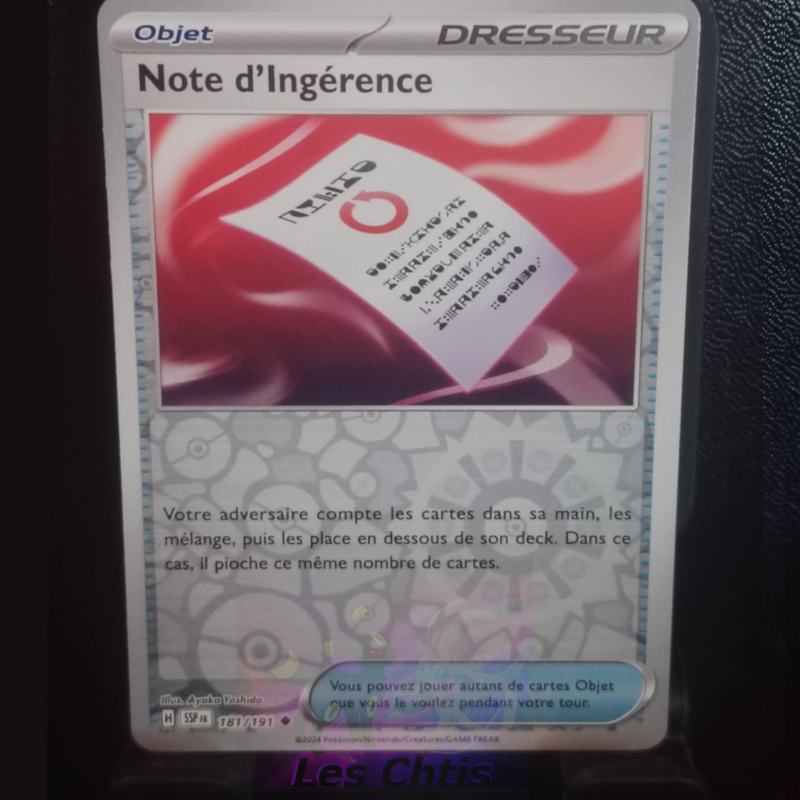 Note d'Ingérence 181/191