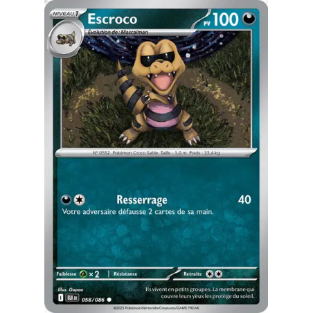 Escroco 58/86