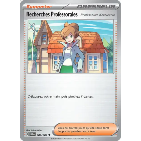 Recherches Professorales Professeure Keteleeria 85/86