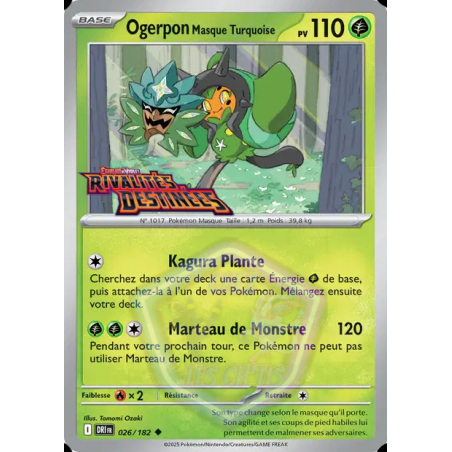 Ogerpon Masque Turquoise 26/182