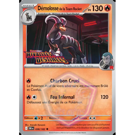 Démolosse de la Team Rocket 38/182