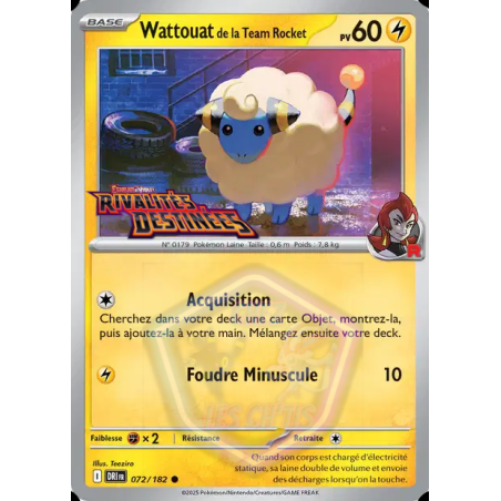 Wattouat de la Team Rocket 72/182