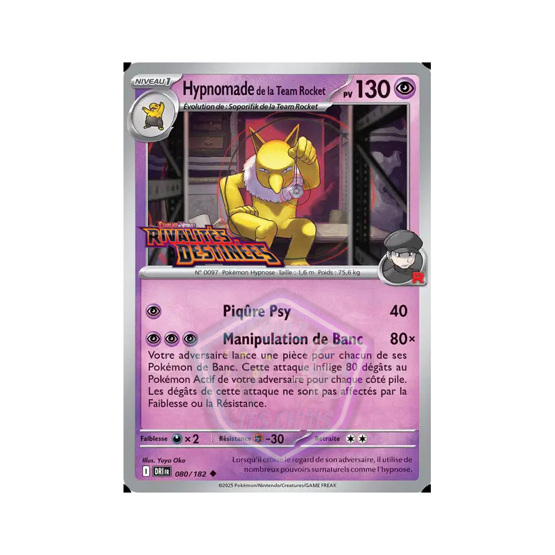 Hypnomade de la Team Rocket 80/182