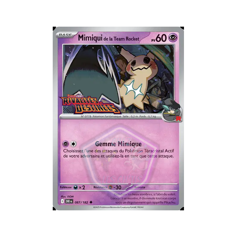 Mimiqui de la Team Rocket 87/182