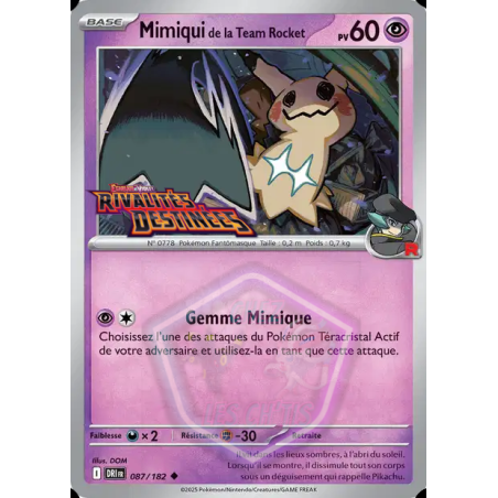 Mimiqui de la Team Rocket 87/182