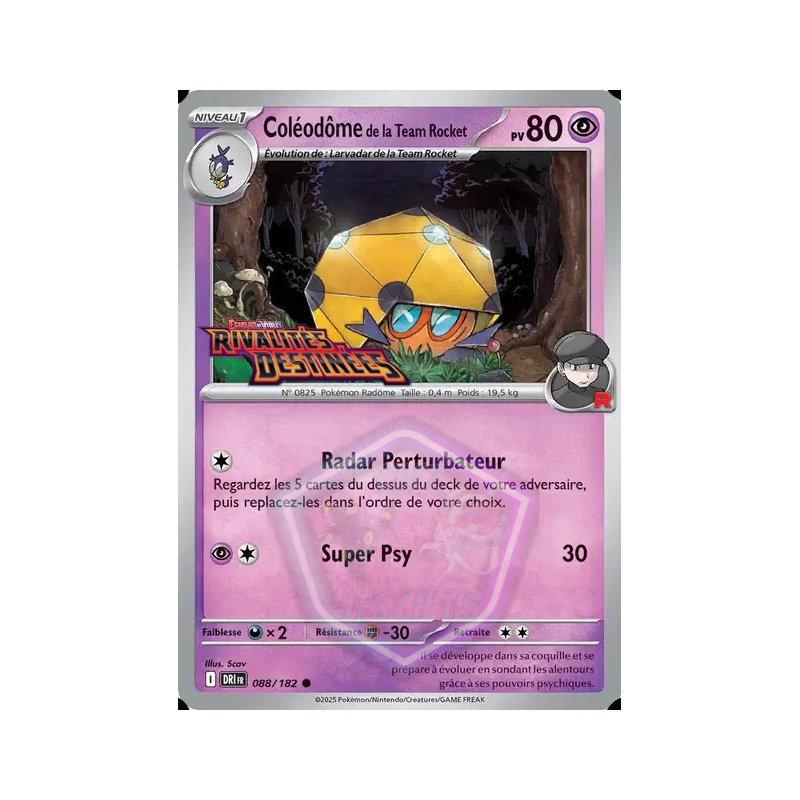 Coléodôme de la Team Rocket 88/182