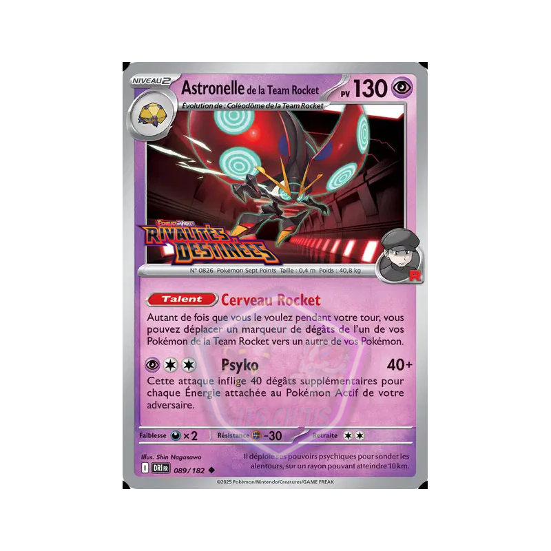 Astronelle de la Team Rocket 89/182