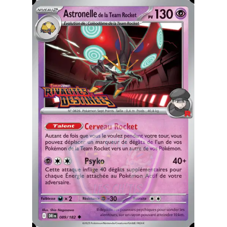 Astronelle de la Team Rocket 89/182