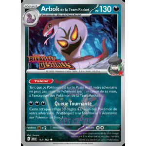 Arbok de la Team Rocket 113/182
