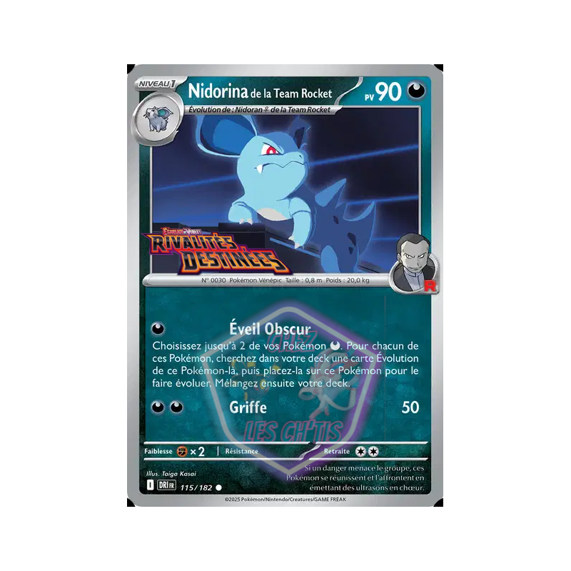 Nidorina de la Team Rocket 115/182