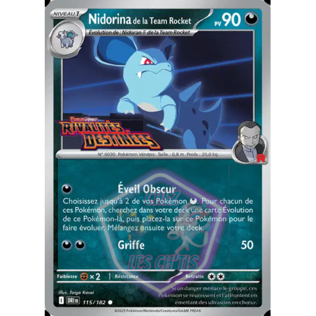 Nidorina de la Team Rocket 115/182