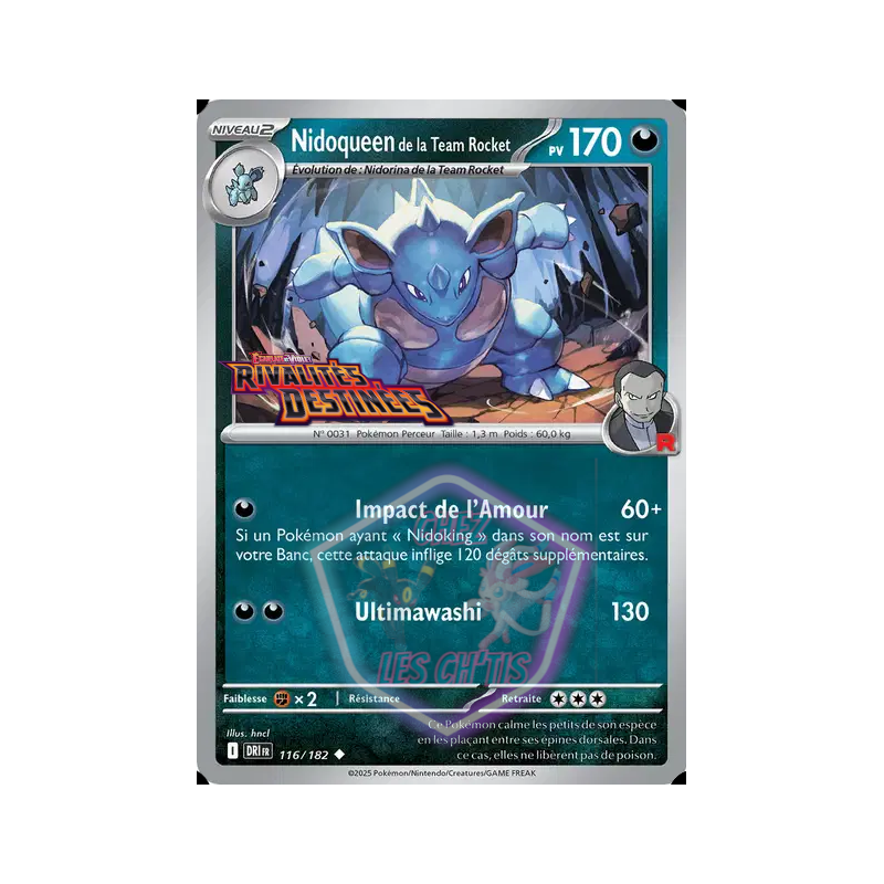 Nidoqueen de la Team Rocket 116/182