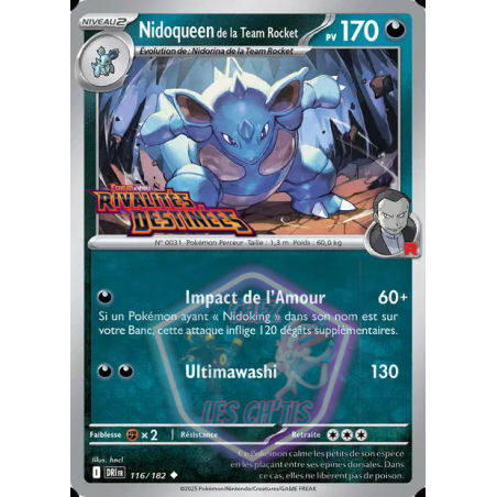 Nidoqueen de la Team Rocket 116/182