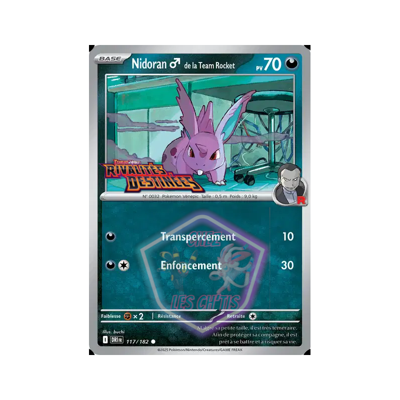 Nidoran♂ de la Team Rocket 117/182