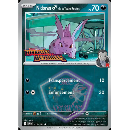 Nidoran♂ de la Team Rocket 117/182