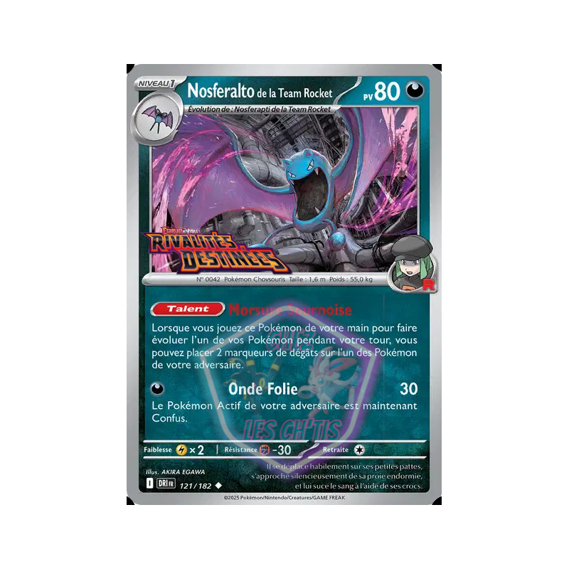 Nosferalto de la Team Rocket 121/182