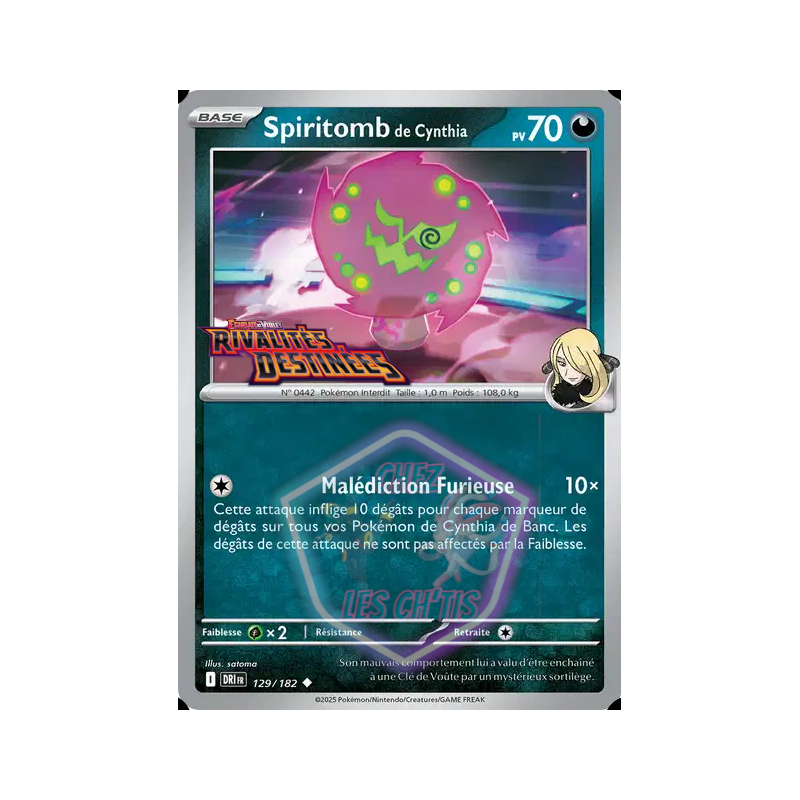 Spiritomb de Cynthia 129/182
