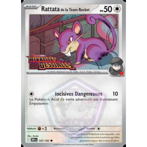 Rattata de la Team Rocket 147/182