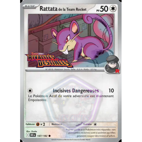Rattata de la Team Rocket 147/182