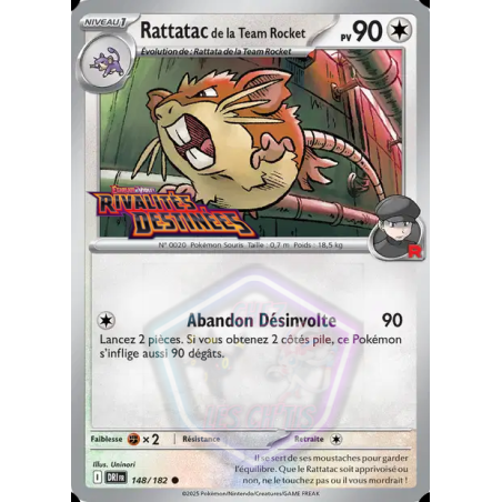 Rattatac de la Team Rocket 148/182