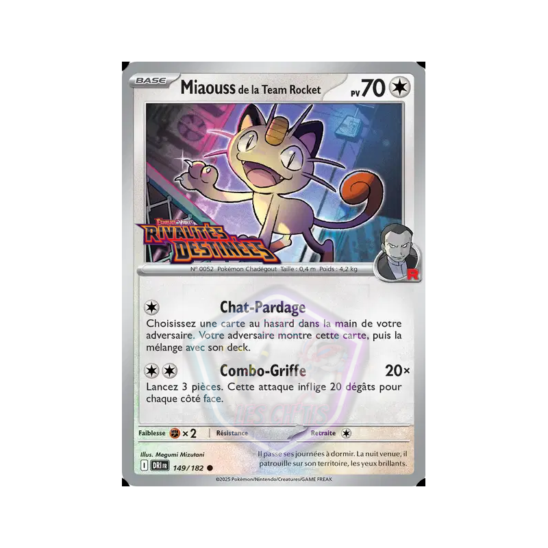 Miaouss de la Team Rocket 149/182