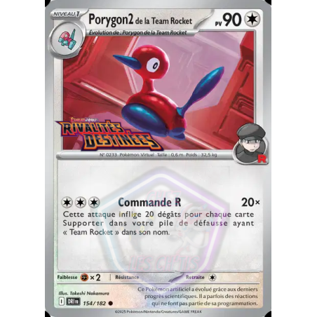 Porygon2 de la Team Rocket 154/182