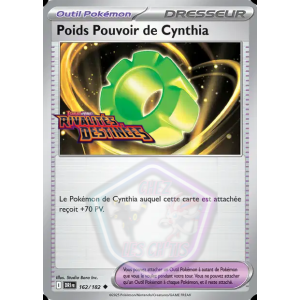 Poids Pouvoir de Cynthia 162/182