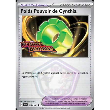 Poids Pouvoir de Cynthia 162/182