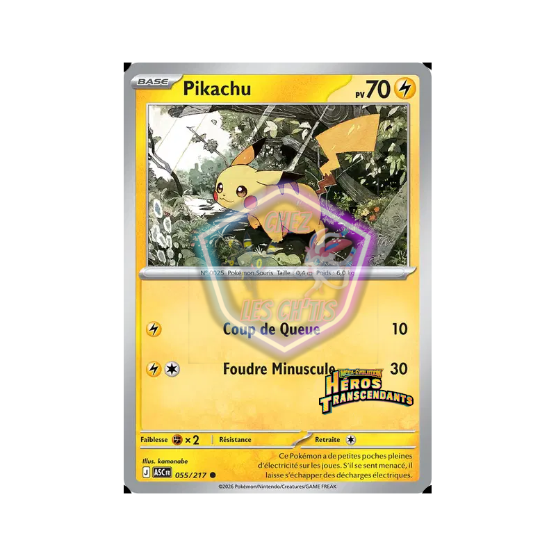 Pikachu 55/217