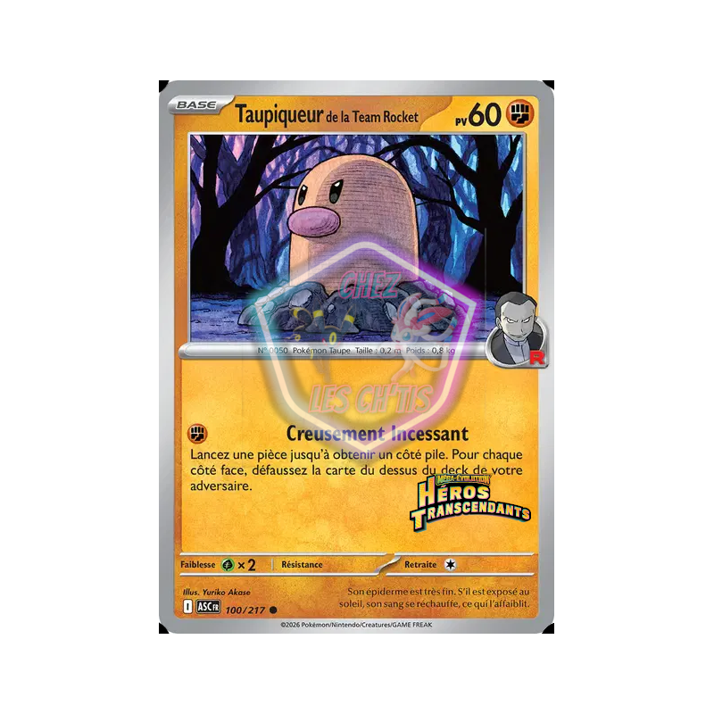 Taupiqueur de la Team Rocket 100/217