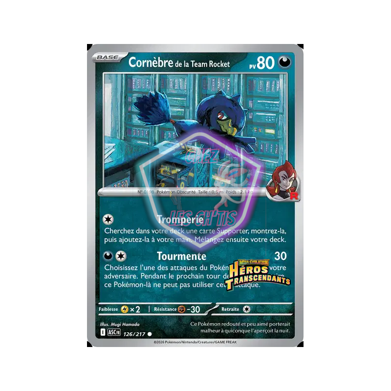 Cornèbre de la Team Rocket 126/217