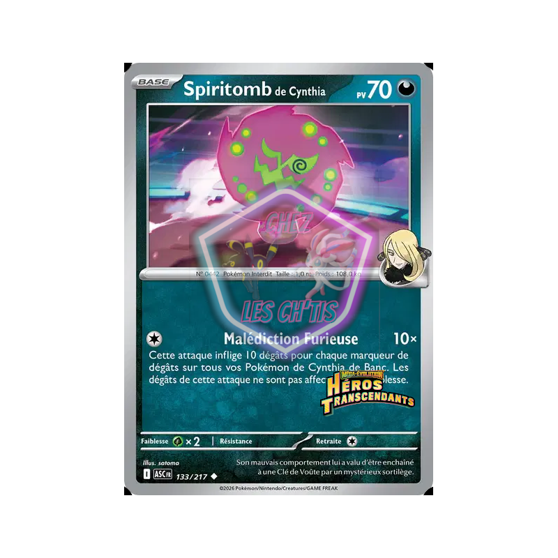 Spiritomb de Cynthia 133/217