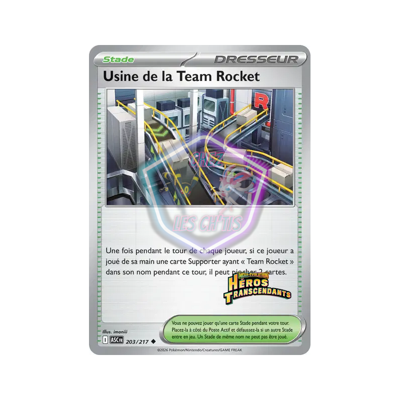 Usine de la Team Rocket 203/217