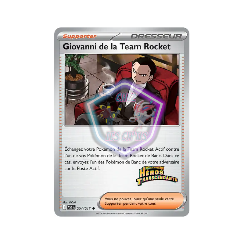 Giovanni de la Team Rocket 204/217
