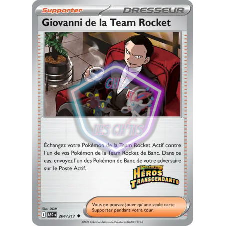 Giovanni de la Team Rocket 204/217